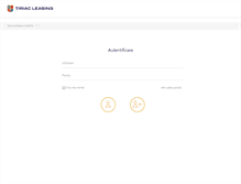Tablet Screenshot of clienti.tiriacleasing.ro